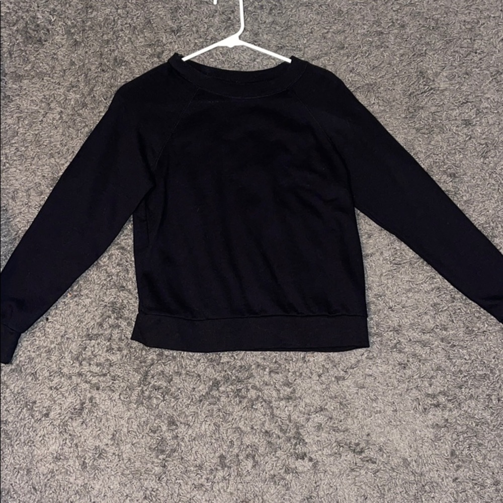 Plain black long sleeve